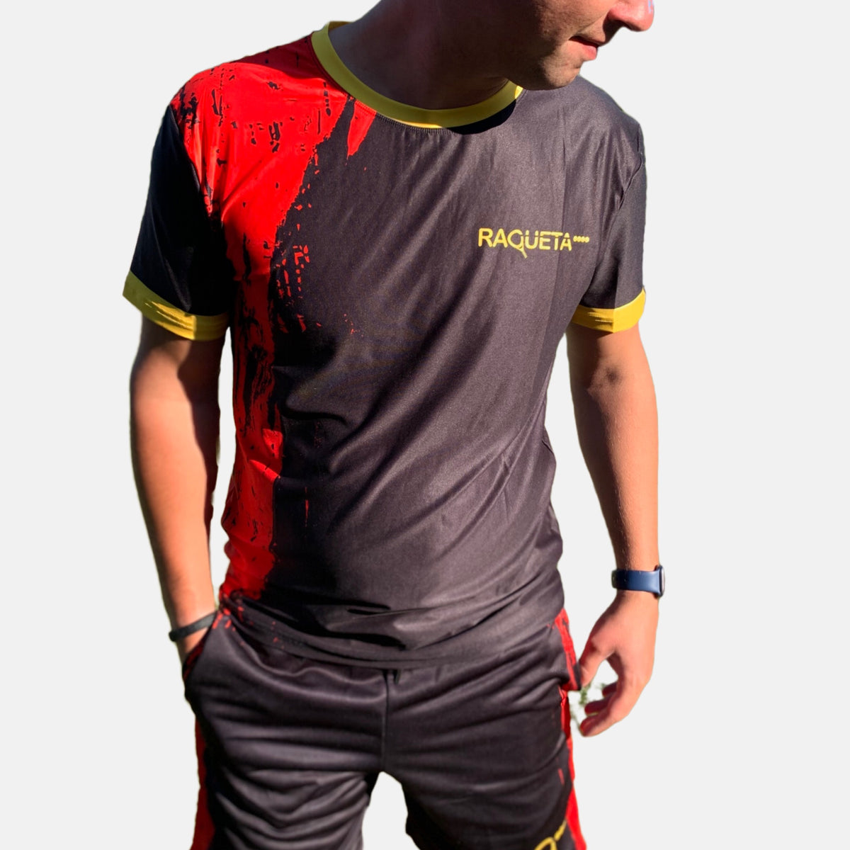 Padel Shirt WC Tee (men's, Belgian colors)