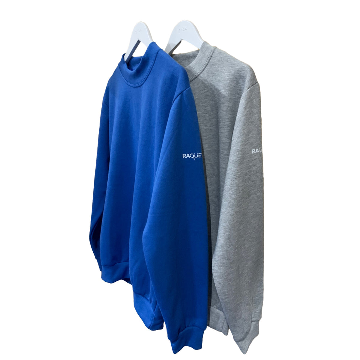 Padel Sweatshirt Relax with racket (Men, Grey)