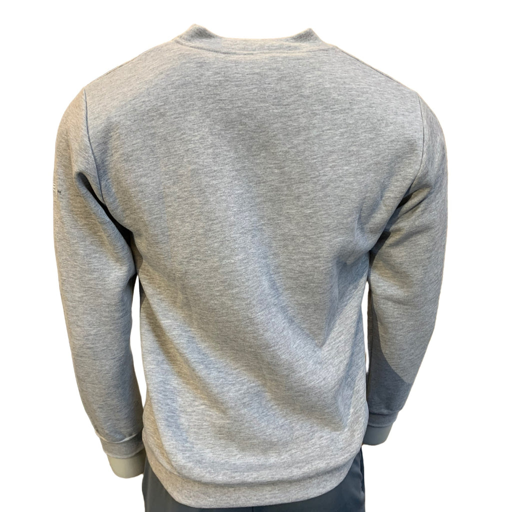 Padel Sweatshirt Relax with racket (Men, Grey)