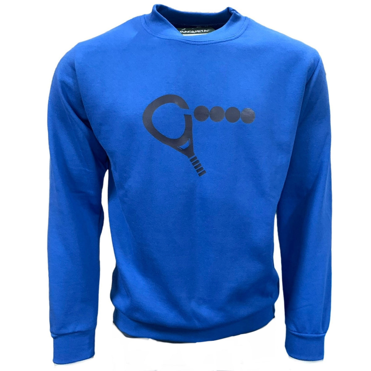 Padel Sweater Relax with racket (Men's, High Blue)