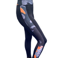 Padel Leggings Camo (Women's, camouflage/orange)