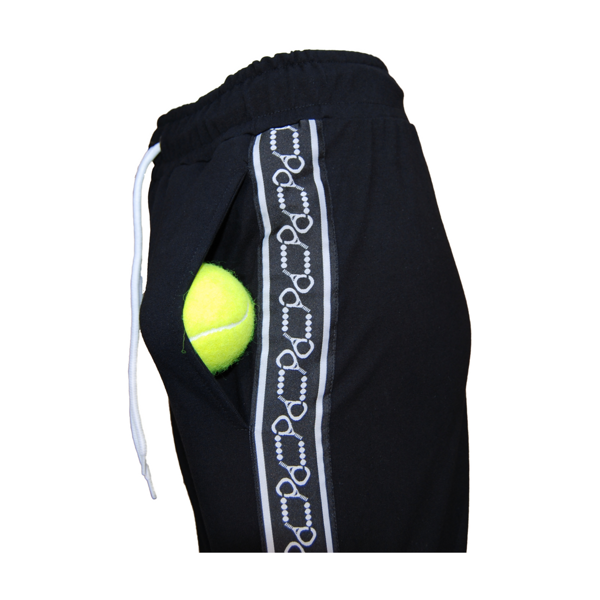Zara padel sweatpants (black/black, women's)